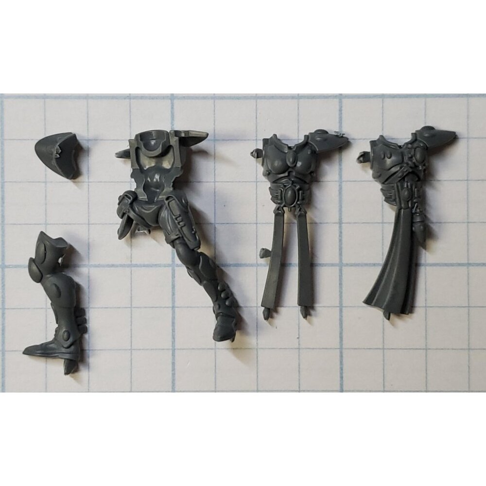 Warhammer 40K Aeldari Bits Autarch Commander Torso Legs Shoulder Pads - Picture 2 of 2